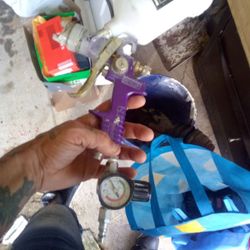 Air Compressor And Paint Spray Gun
