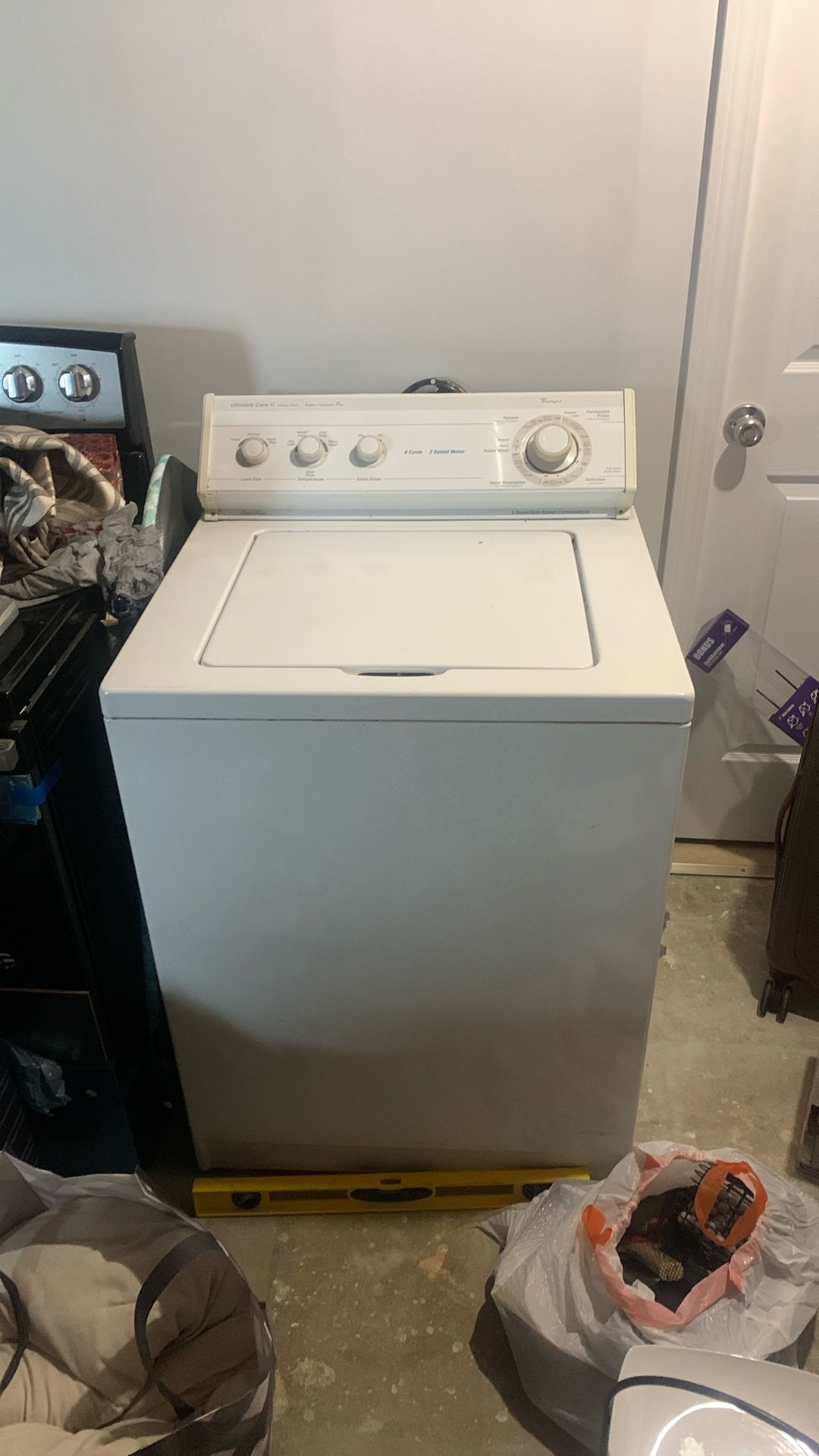 Washer Whirlpool Eight Cycle Two Speed Motor