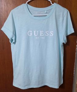 Shirt guess turquoise color size M