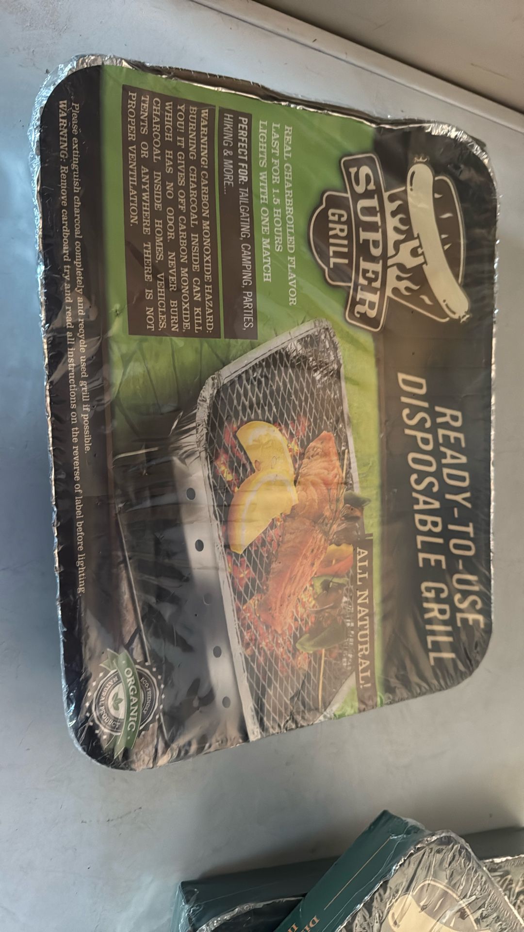 Ready To Use Disposable Grill $4 Each