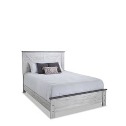 light grey bed frame 