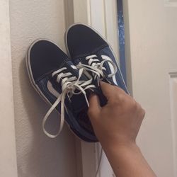 U.S. Kids Size 3 Blue Vans 