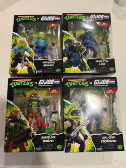 TMNT x GI Joe Ninja Turtles set