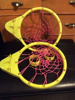 Basketball hoops plastic