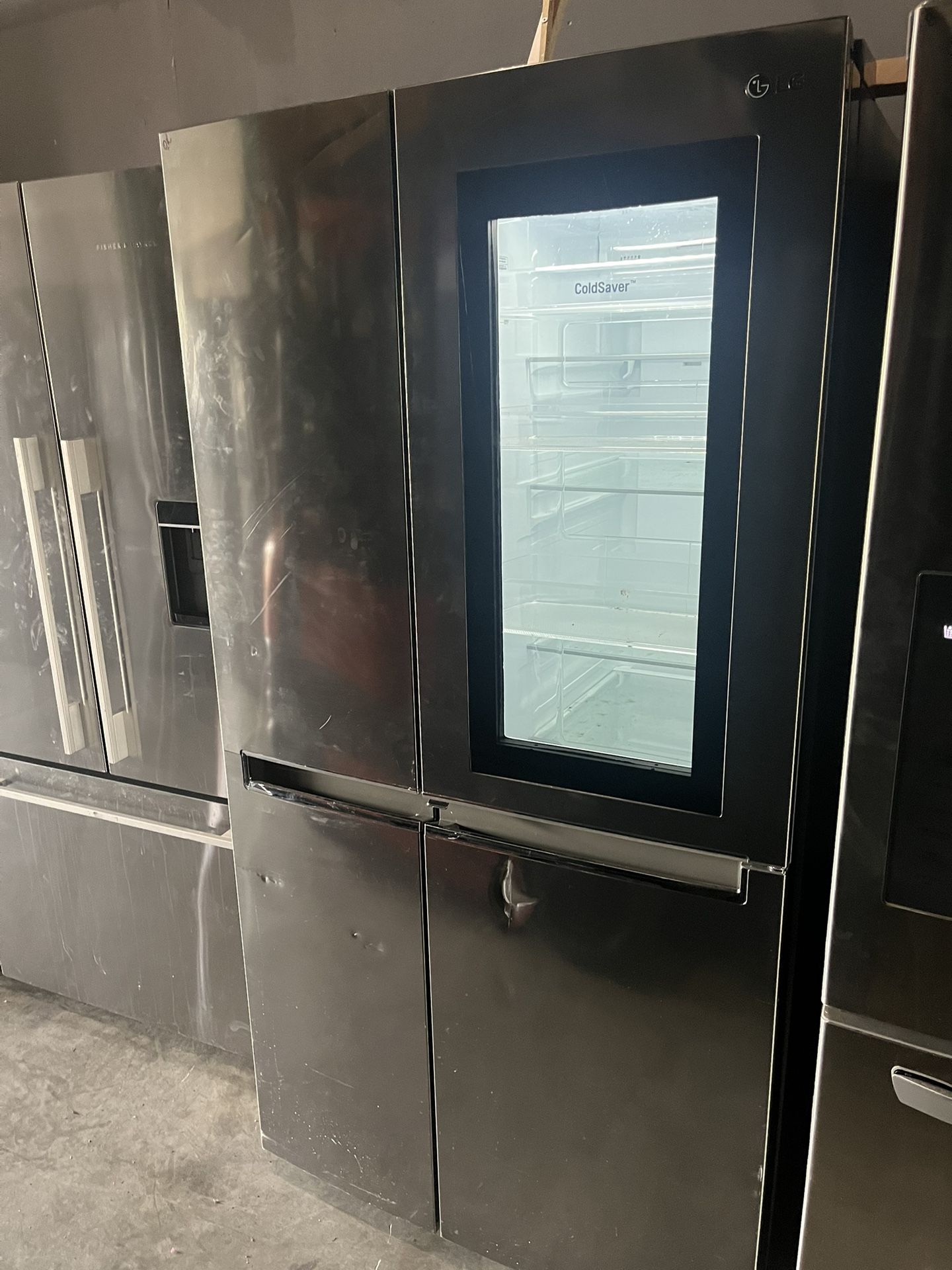 SALE!!! Refrigerator 4 Doors 36” Inches Wide Stainless Steel / Nevera Heladera Frío 