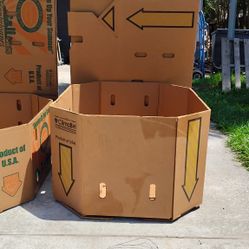 24" ClimaBin Heavy Duty Corrugated Cardboard Produce Bins  