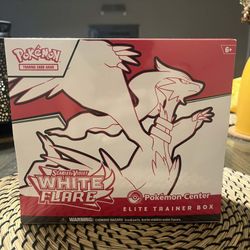 Pokemon Scarlet & Violet White Flare Pokemon Center Elite Trainer Box ETB