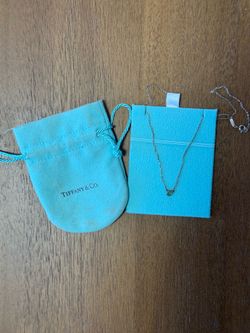 Tiffany & Co. Elsa Peretti silver necklace — Emerald