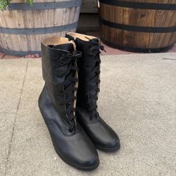Black Adelita Folklorico Boots