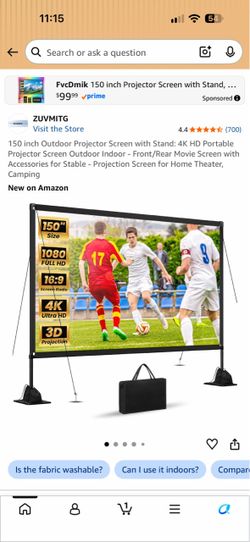 Projector Screen with Stand