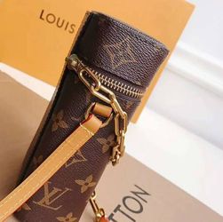 Louis Vuitton Phone Box Monogram Legacy Brown in Coated Canvas/Leather with  Aged Gold-tone - US