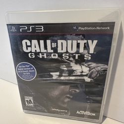 PS3 Call Of DUTY GHOST