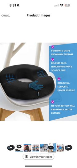 Donut Pillow For Tailbone