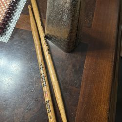 Cowbell and Drum Sticks