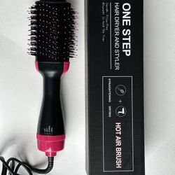 Hair dryer brush 2 in 1