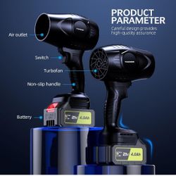 YUQUESEN CORDLESS LEAF BLOWER