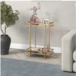 Brass Accent Table