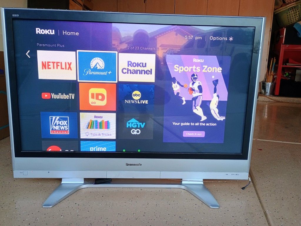 50" Panasonic Plasma Roku TV - Moving Sale