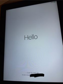 iPad 16GB A1395 WORKING BUT BRICKED