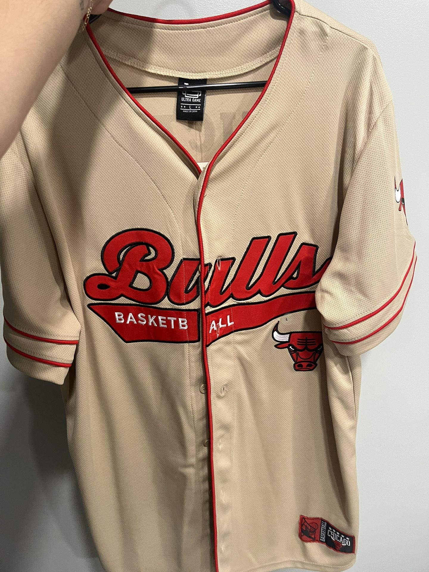 Chicago Bulls Baseball Jersey