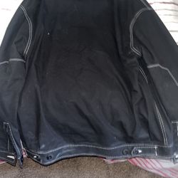 Dickies Leather Black Coat 