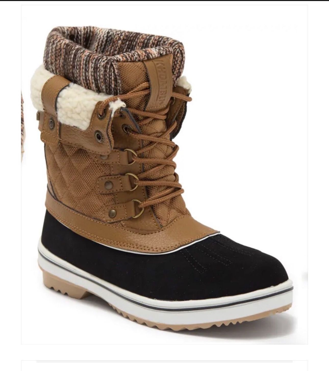 Ruby Faux Fur Waterproof Boot KHOMBU Size 10M