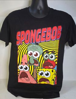 Nickelodeon SpongeBob Characters Graphic Tee Mens Medium