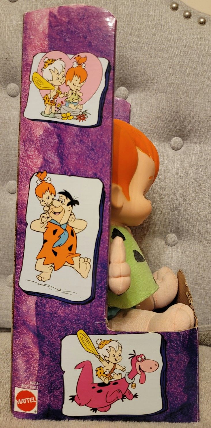 NEW The Flintstones, Bamm Bamm & Pebbles Dolls Mattel Vintage