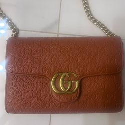 GG Logo Style Brand Vegan Leather Crossbody