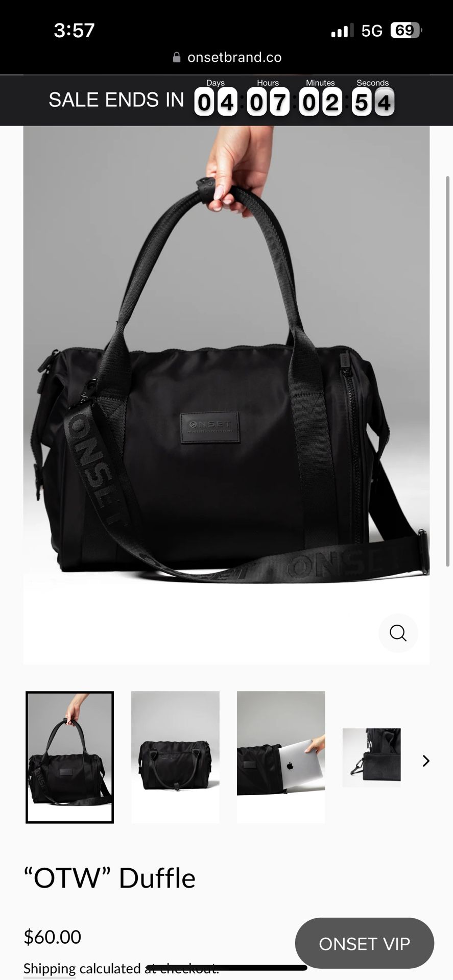 Onset Duffle Bag