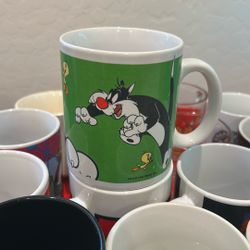 Vintage 1998 Looney Tunes Coffee Mug Cup