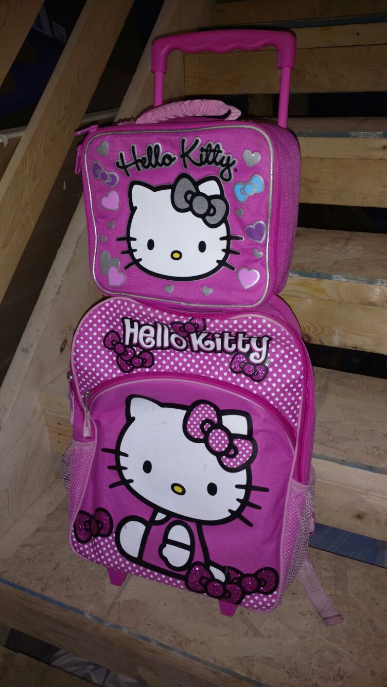 Hello Kitty Book bag & lunch box