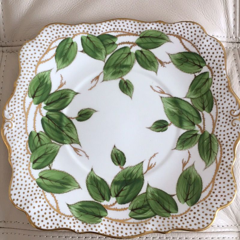 Royal Standard bone china luncheon plate.