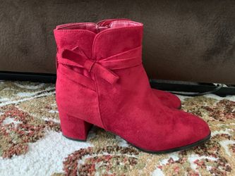 Women Red Heel Boots
