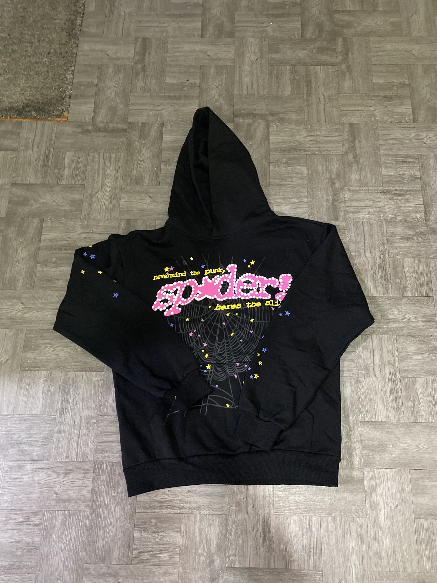 Sp5der P*nk V2 Hoodie ‘Black’