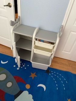Toy Chest  with Enclosed Cabinets and Pull-out Drawers - 31" x 12.5" x 31" $40
