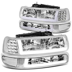 99-02 Silverado / 99-06 Tahoe Suburban LED Chrome Headlights