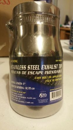 Stainless steel exhaust tip