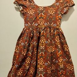 Girls Thanksgiving Dress Size 5t