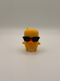 3D Printed Duck Figurine with Sunglasses sprite Fortnite