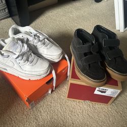 Toddlers shoes, Nike air max 12 C vans 11