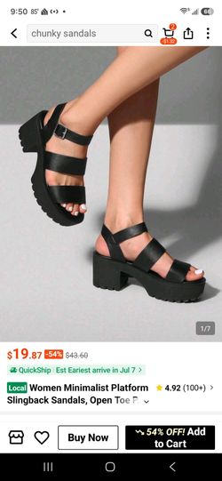 $10 SHEIN WEDGE SIZE 6 1/2 USED ONLY ONCE