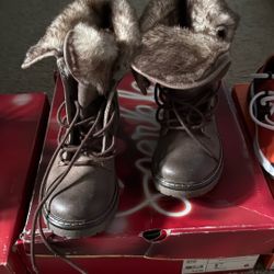 Faux Fur Lining Boots 