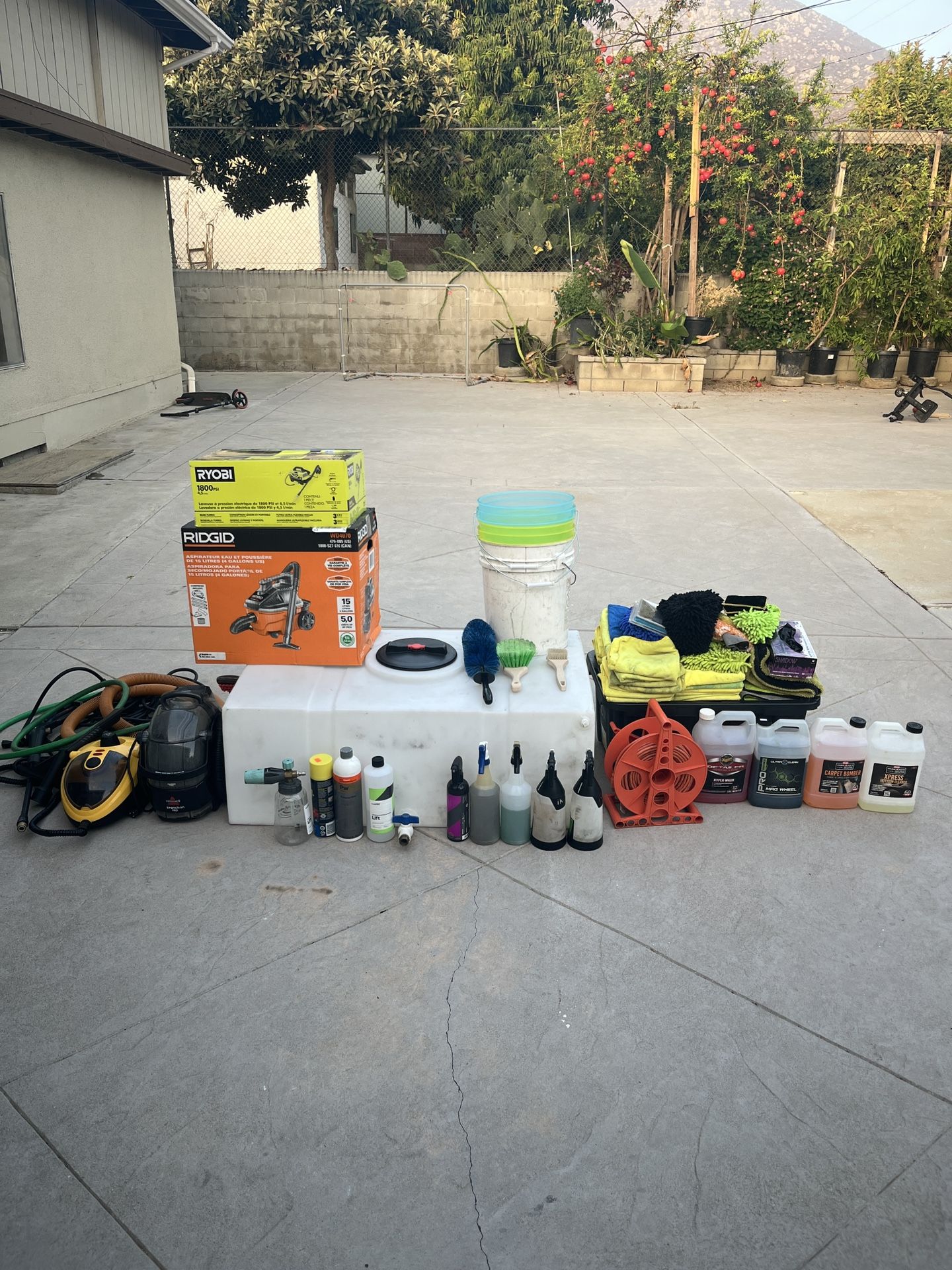 Car Detailing Setup
