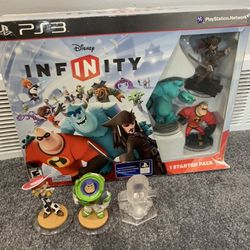 Disney Infinity PS3 Like New with Extra Figures