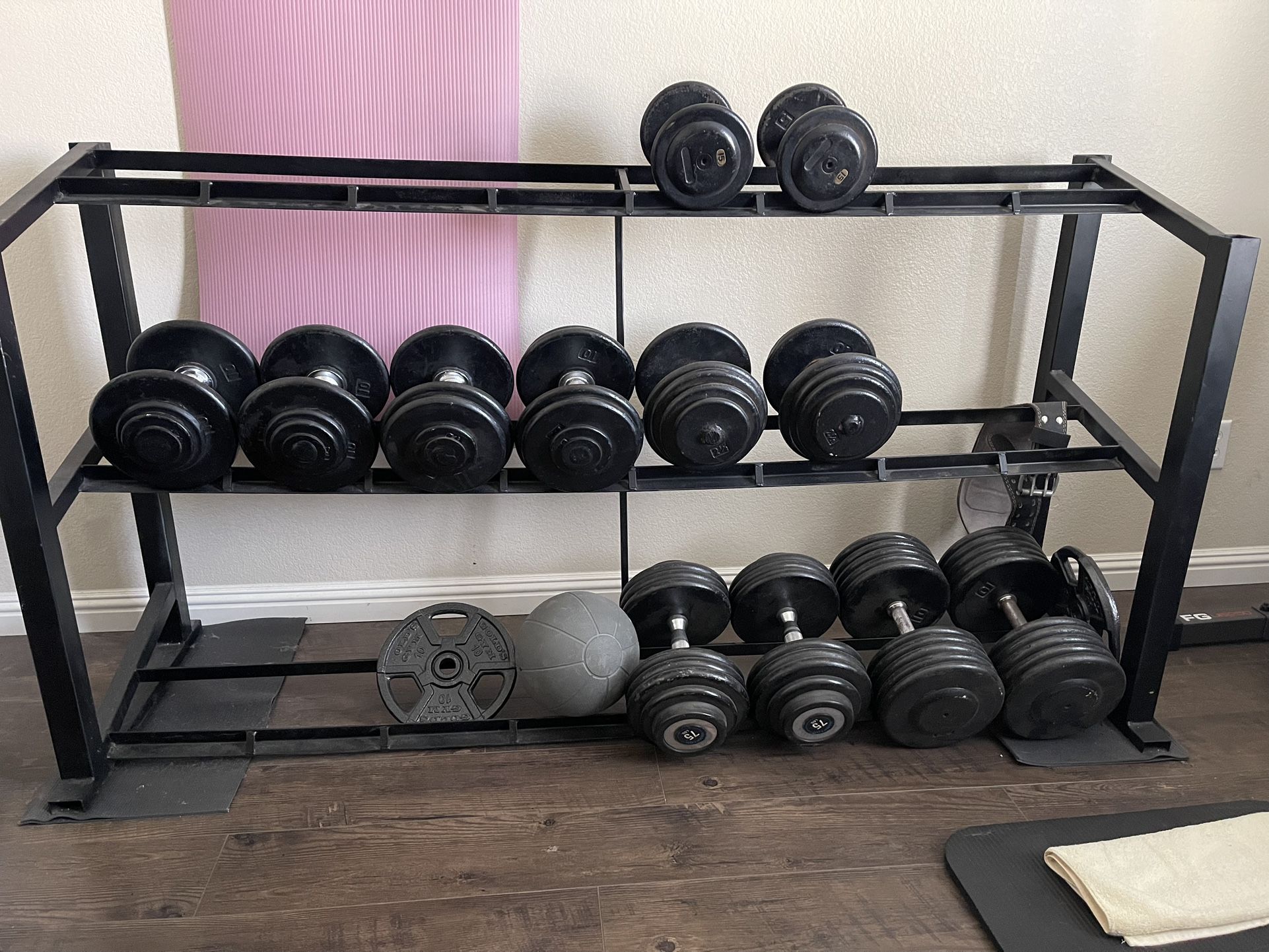 Assorted Dumbbells