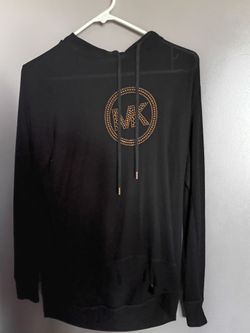 Michael Kors Black Hoodie Sweatshirt