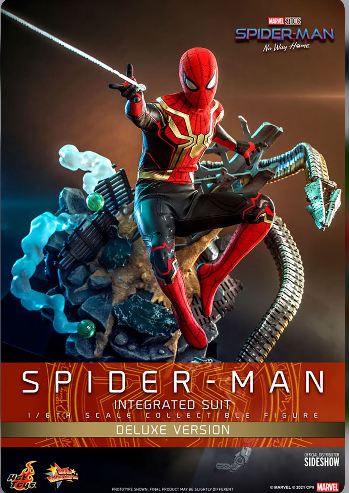 Hot Toys MMS625 Spider Man No Way Home Integrated Suit