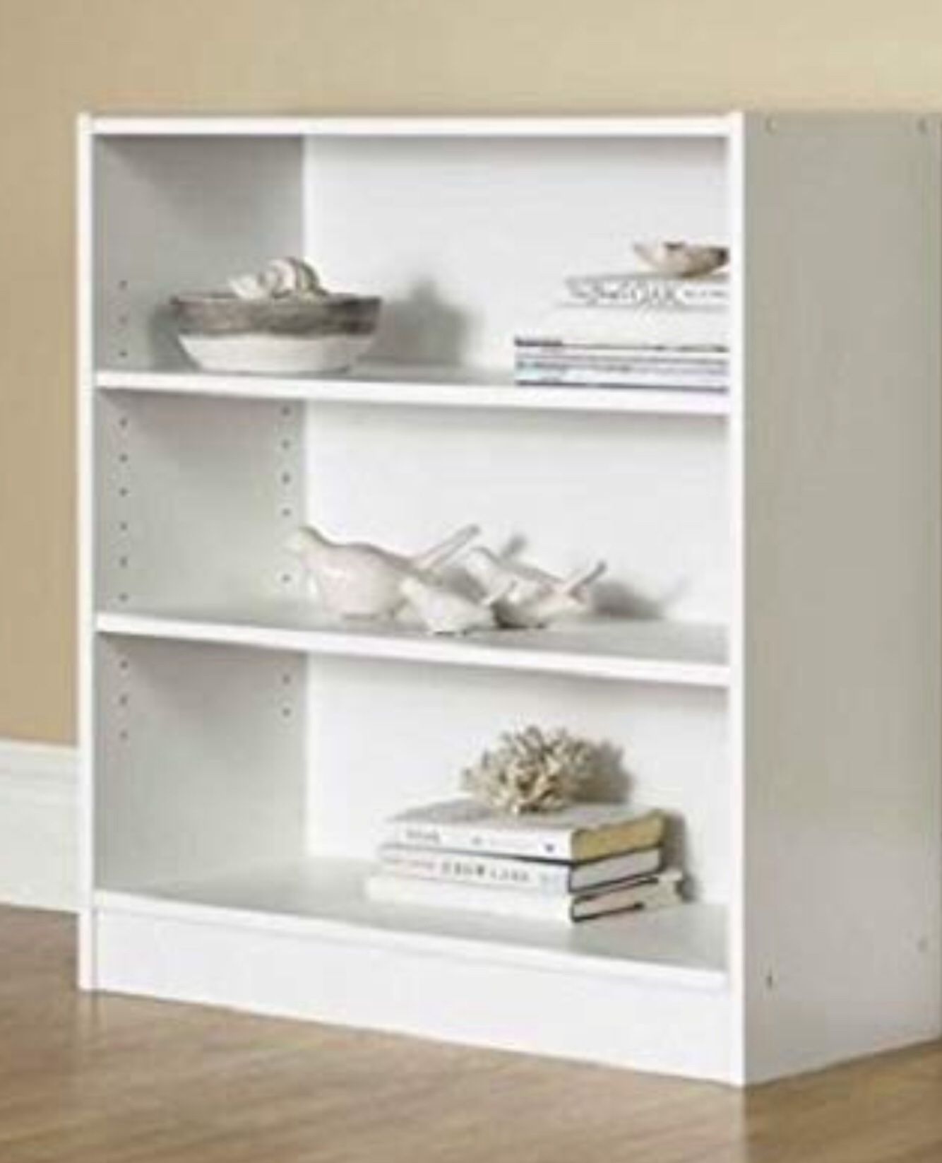 New!! 3 shelf bookcase, bookcase, bookshelves, organizer, living room furniture, storage unit , white