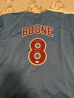 Bob Boone Signed Custom Philadelphia Phillies Jersey JSA Certified